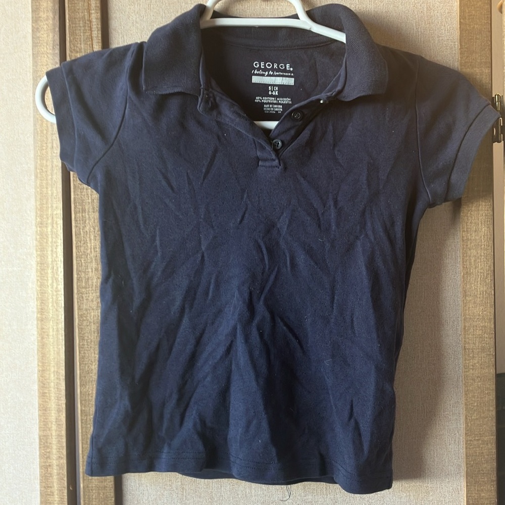 FINAL MARKDOWN George Classic Blue polo shirt small